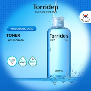 Toner DIVE IN chứa Hyaluronic Acid, 300ml, Toner