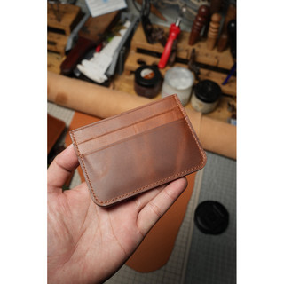 Ví Thẻ Da Bò Nam Nữ  - Ví Cardholder Nhỏ Gọn | Thương hiệu Ví da SAGO (VC05)