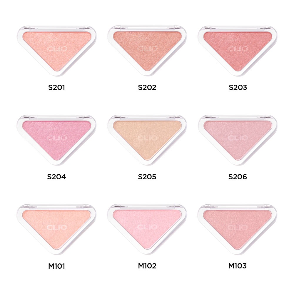 [CLIO - MÀU MỚI] Essential Blush Tap (Họa tiết mờ và cắt, họa tiết bột ẩm)