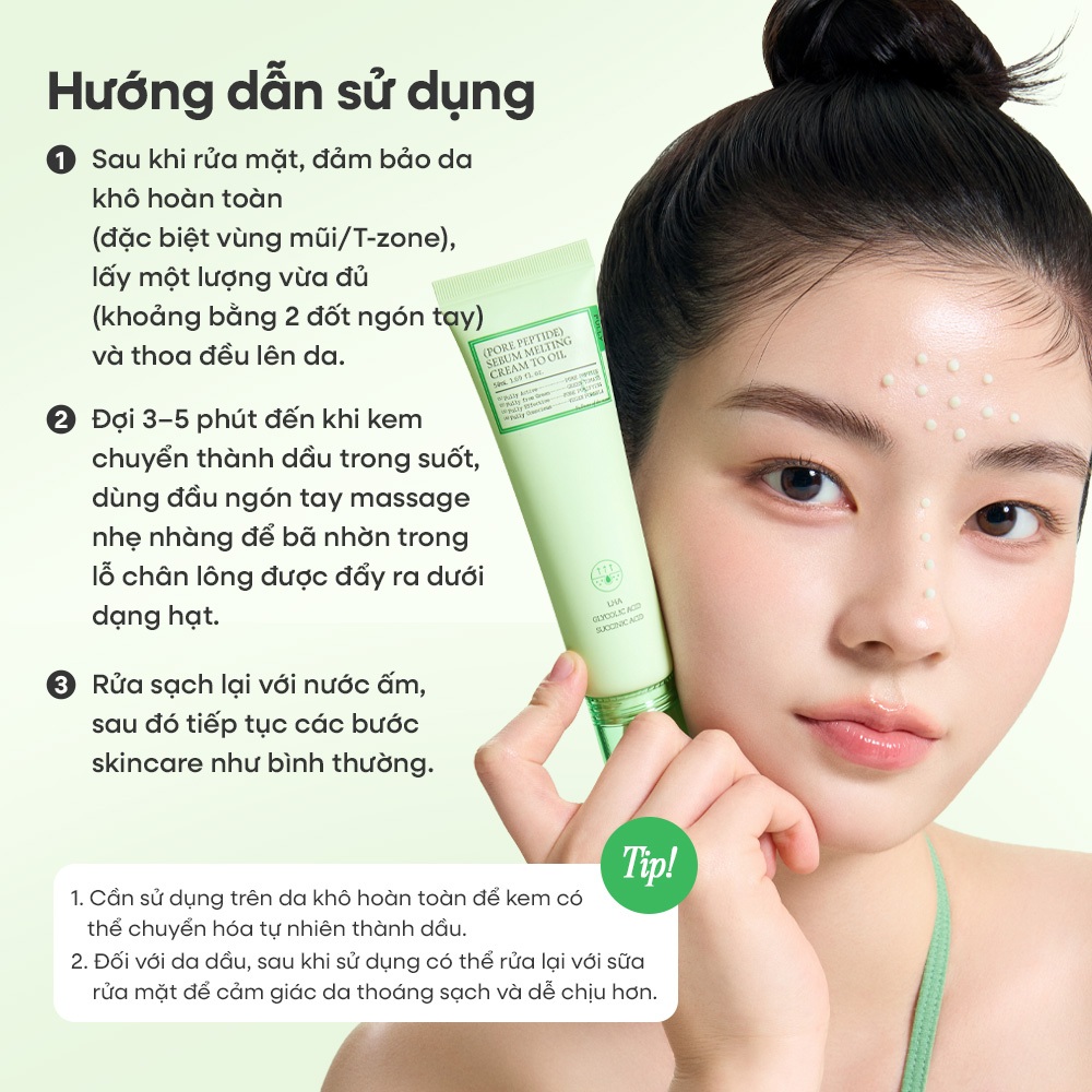 [FULLY Chính hãng] Fully Kem làm tan bã nhờn Pore Peptide 50ml | Chuyển từ dạng kem sang dầu | Tan bã nhờn sâu trong lỗ chân lông | BigBuy360 - bigbuy360.vn