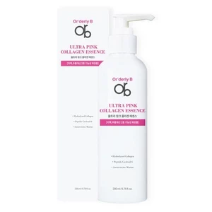 ORB Ultra Pink Collagen Essence 200ml Hydrating Peptide Chăm sóc da Chăm sóc độ ẩm hàng ngày Bộ 3 món