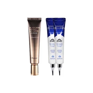 Kem dưỡng mắt ốc sên đen Eshumi 1 cái + Kem mắt Collagen biển 2 chiếc Chăm sóc mắt Bộ đặc biệt