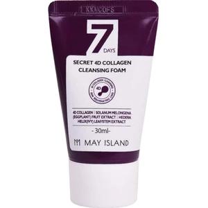 May Island 7 Days Secret 4D Collagen Cleansing Foam 30ml 4 Options