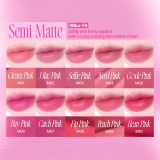 [fwee] Pink Obsession Stay-fit Lip Tint — 20 Màu (3.6g)