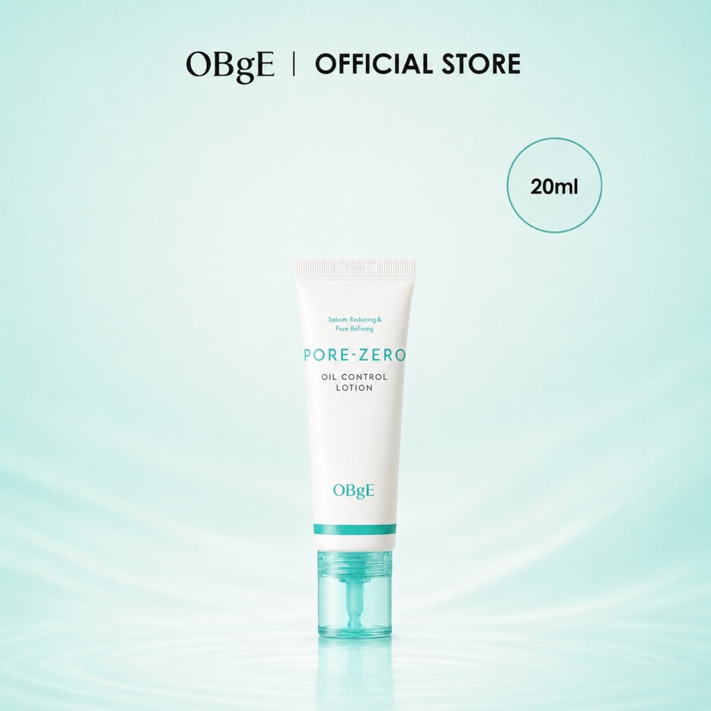 [Quà Tặng Kèm Không Bán] OBgE Pore Zero Oil Control Lotion 20ml Kiểm Soát Dầu, Da Mịn Thoáng, Hỗ Trợ Se Khít Lỗ Chân Lông