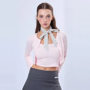 Bộ áo Cardigan mở tối thiểu - 260 g Bộ đồ hai mảnh màu hồng thông minh