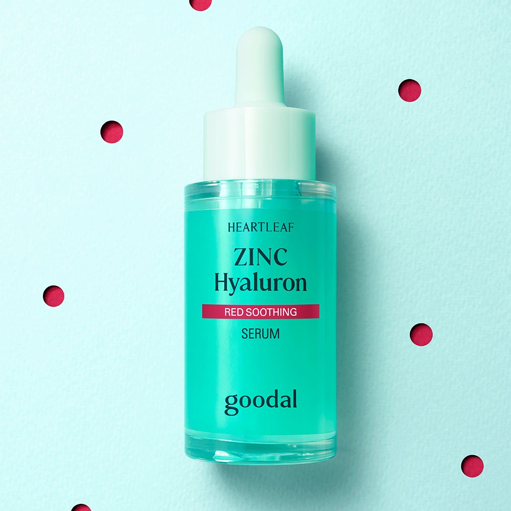 [GOODAL]⭐SERUM HEARTLEAF ZINC HYALURON RED - 30ml