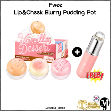 fwee Blurry Pudding Pot Lip&Cheek Tint 30colors