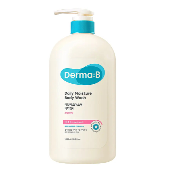 Derma:B Sữa tắm dưỡng ẩm hàng ngày B 1000ml (3 loại)