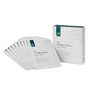 EM Peptide Essence Skin Gel Mask Pack 10 tờ Mặt nạ dưỡng ẩm dưỡng ẩm
