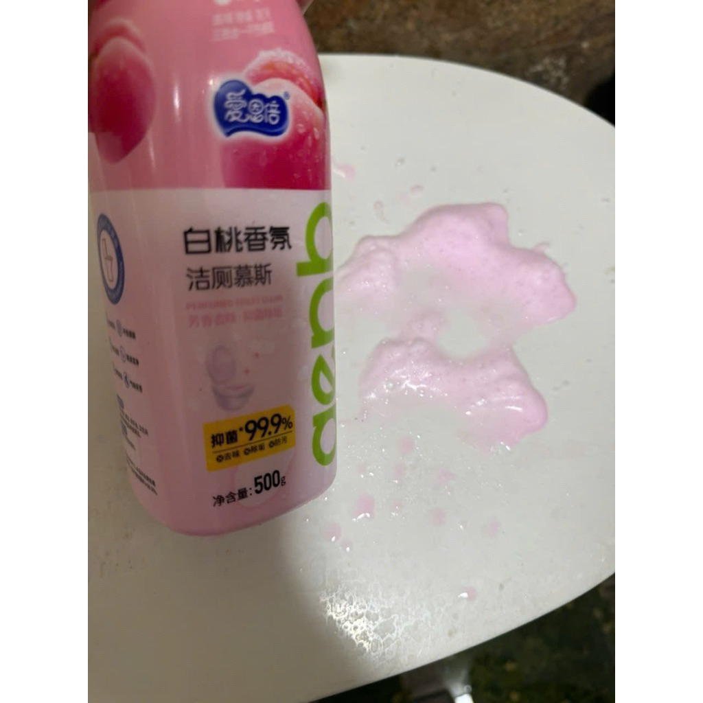 Chai Xịt Bọt Tuyết Tẩy Rửa Bồn Cầu (500ml) – Khử Mùi Ố Vàng, Diệt Khuẩn 99.9% Công Nghệ Sinh Học Cao Cấp