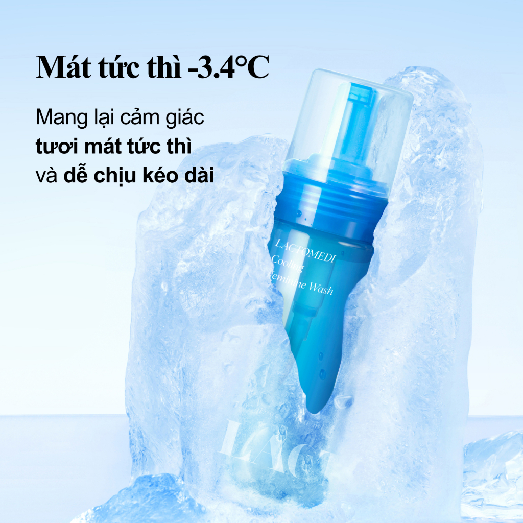 [Lactomedi Official] Bọt vệ sinh làm mát | 150ml