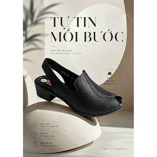 Giày Sandal , giày da Hậu Thun Co Giãn – Dễ Mang, Không Bó Gót , nhẹ nhàng và êm ái , BH 12 tháng