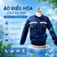 Lẻ áo điều hoà Kaki ( không kèm phụ kiện ) 2 màu xanh than và rằn ri