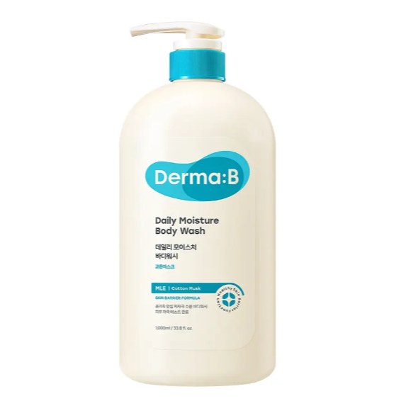 Derma:B Sữa tắm dưỡng ẩm hàng ngày B 1000ml (3 loại)