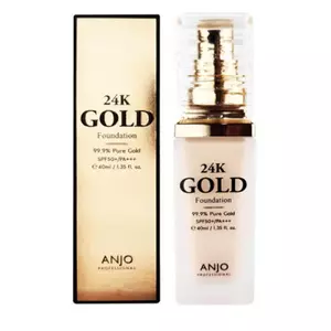 Kem nền vàng ANJO 24K SPF50 + PA + + + 40ml Đế trang điểm Hàn Quốc