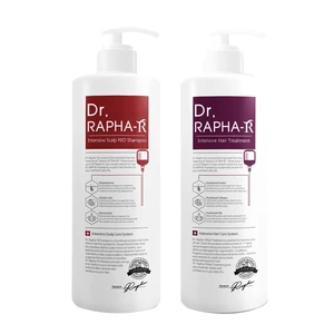 Dầu Gội Da Đầu RAPHA-R RED 1L + Bộ Chăm Sóc Tóc Protein