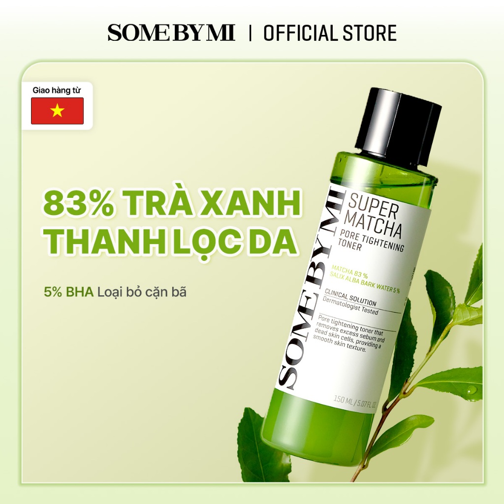 [SOMEBYMI] Nước Hoa Hồng Trà Xanh Se Khít Lỗ Chân Lông 150ml_ Super Matcha Toner