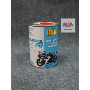 Uniol Dầu Máy Xe Máy 4T SAE 10W-40 API SN JASO MA2 Dầu Tổng Hợp Cho Xe Yamaha & Honda