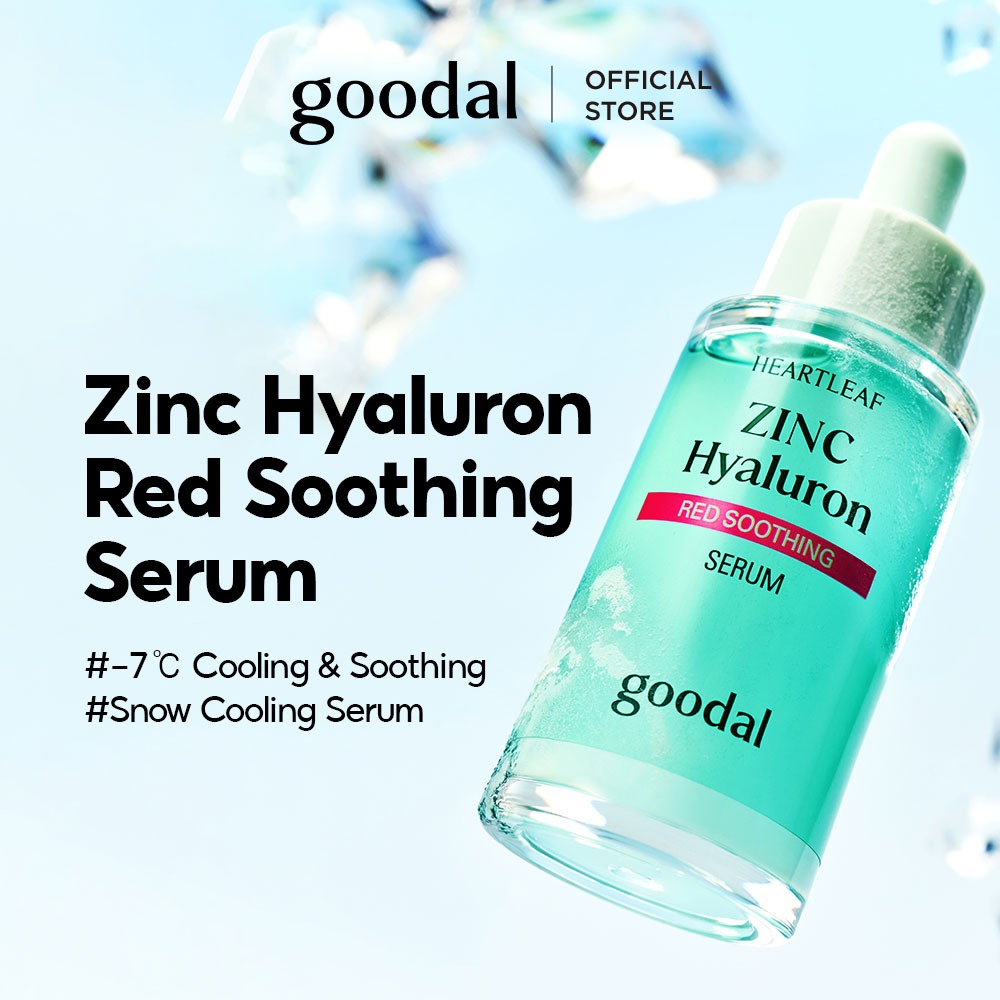 [GOODAL]⭐SERUM HEARTLEAF ZINC HYALURON RED - 30ml