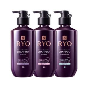 Dầu gội chăm sóc rụng tóc RYO Jayangyunmo 9EX 400ml | Chăm sóc tăng cường da đầu | Chống rụng tóc | Dầu gội thảo dược Hàn Quốc
