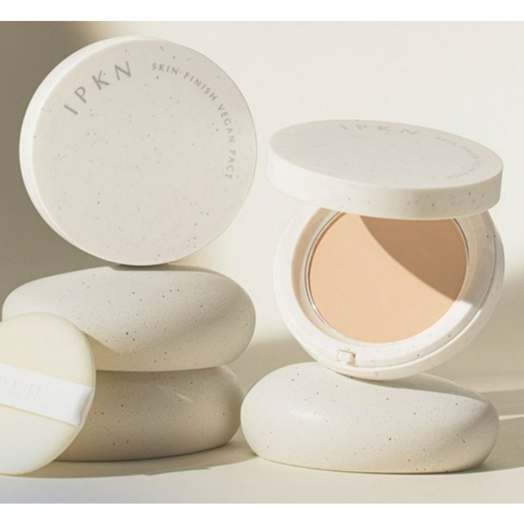 [IPKN] Phấn Phủ Thu Nhỏ Lỗ Chân Lông Thuần Chay Skin Finish Pact (Chính+Lõi)