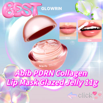 Mặt nạ môi Collagen Abib PDRN Thạch tráng men 11g | Mặt nạ ngủ môi Hàn Quốc | Chăm sóc môi bóng