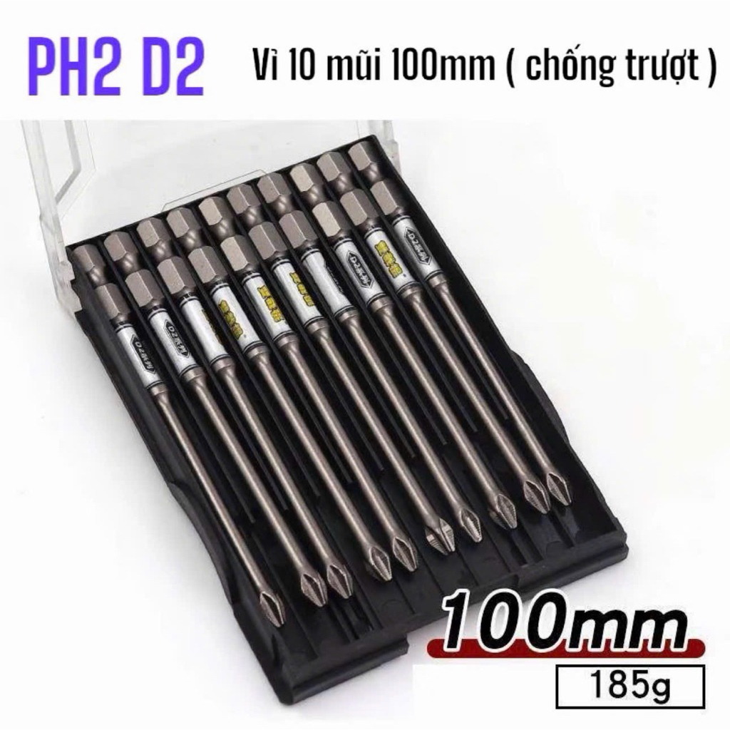 đầu vít chống trượt nội địa trung