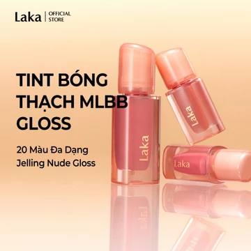 [Laka Official] Son Tint Bóng Thạch Jelling Nude Gloss - MINI SIZE Tiết Kiệm ( 10 màu, 1.9g )