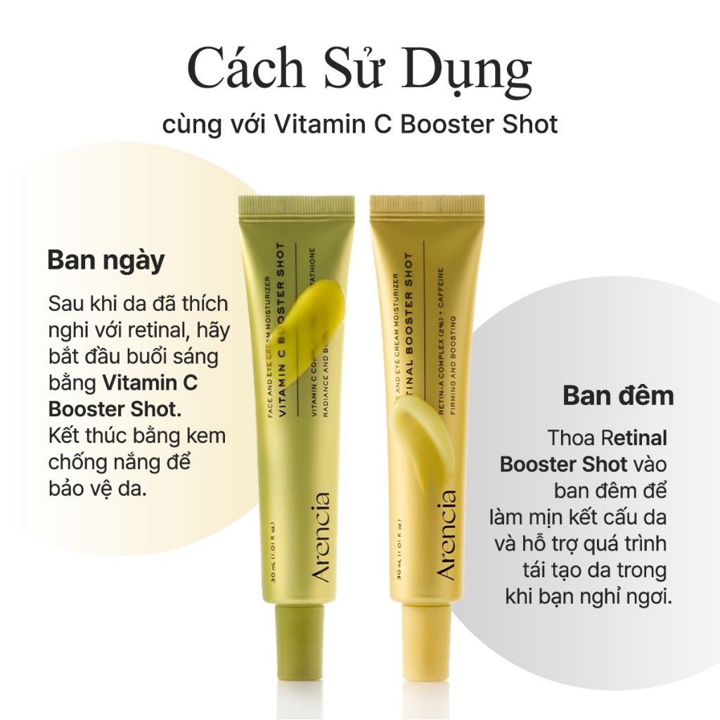 [Arencia X KOL] Vitamin C & Retinal Booster Shot 30ml Duo