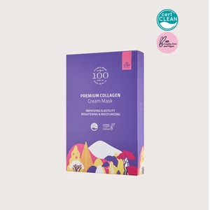DR.ORGA 100 Premium Collagen Cream Mask Pack 5 tờ Mặt nạ dưỡng ẩm