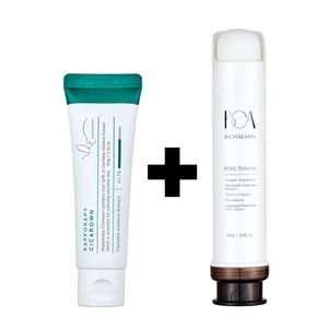 Kem Cicarown RAPPORAPY 50g + Bichaean Pore Toning 80g / Kem chống nắng trắng 50g + Bichaean Pore Toning 80g / Arcssak Chăm sóc da hàng ngày 180ml + Bichaean Pore Toning 80g