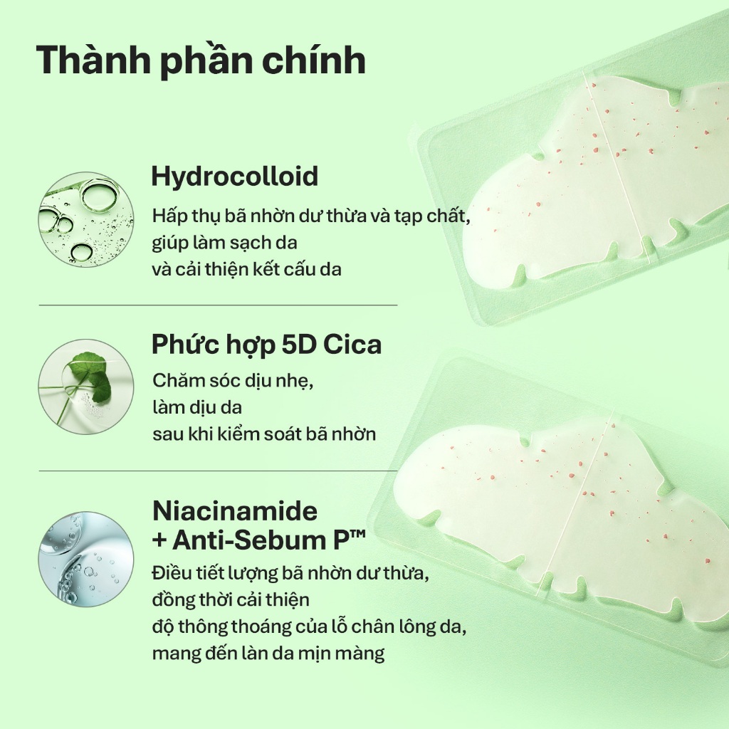[Torriden Chính hãng] Patch kiểm soát bã nhờn da mũi  BALANCEFUL Control Nose Patch