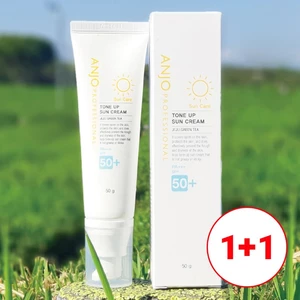 Kem chống nắng ANJO Tone Up SPF50 + PA + + + 50g Kem chống nắng Brightening Look Double Set 1 + 1