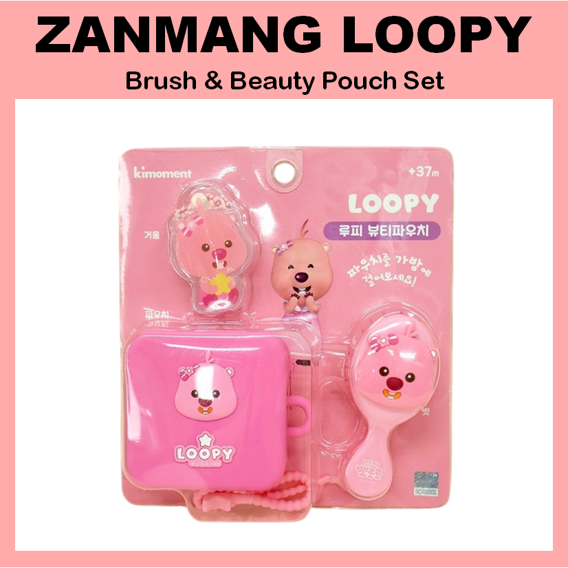 [ZANMANG LOPY] Bộ túi đựng cọ & làm đẹp + Túi gương quyến rũ