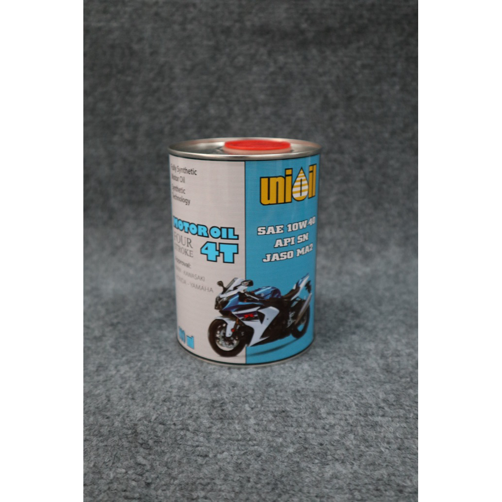 Uniol Dầu Máy Xe Máy 4T SAE 10W-40 API SN JASO MA2 Dầu Tổng Hợp Cho Xe Yamaha & Honda