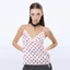 Vintage Dot Lace Slip - Áo hai dây Cotton nguyên chất màu hồng