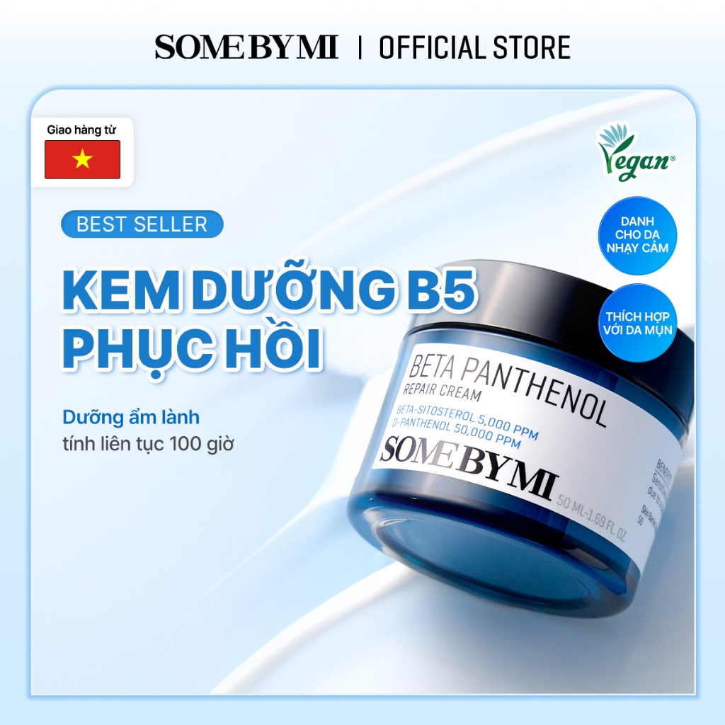 Kem Dưỡng Phục Hồi Da Beta Panthenol Repair Cream 50ml