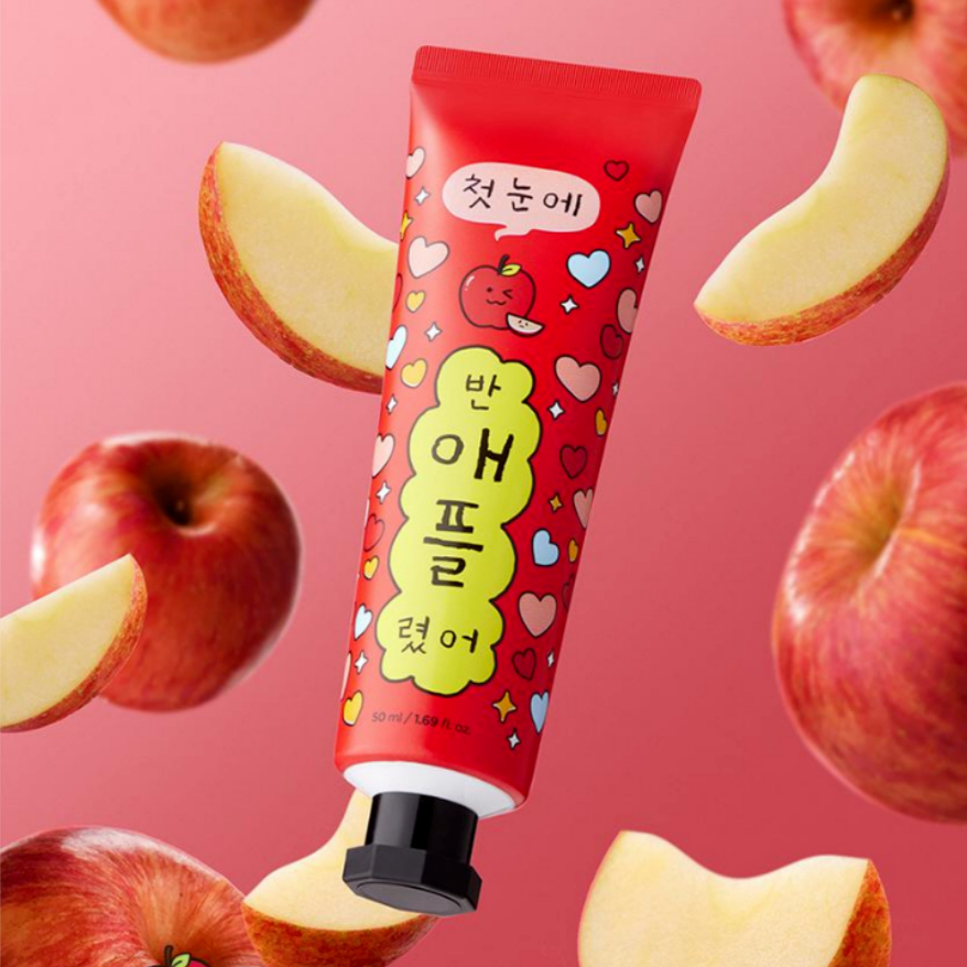 Kem dưỡng tay THE FACE SHOP Fruits Talk 50ml | Đào, Xoài, Dưa Hấu, Táo & Bưởi | Chăm sóc tay dưỡng ẩm | Hương thơm trái cây tươi | Bàn tay mềm mại & mịn màng | K-Beauty