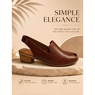 Giày Sandal , giày da Hậu Thun Co Giãn – Dễ Mang, Không Bó Gót , nhẹ nhàng và êm ái , BH 12 tháng