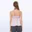 Vintage Dot Lace Slip - Áo hai dây Cotton nguyên chất màu hồng