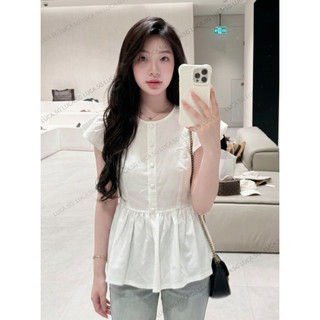 𝙄𝙑𝙔 𝙏𝙊𝙋 - Áo Linen Tay Cánh Tiên