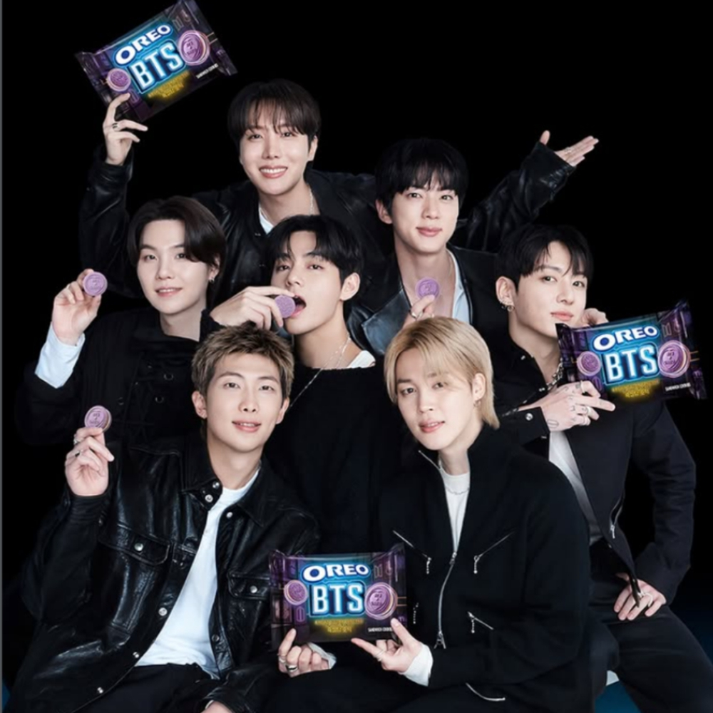 Phiên bản Hàn Quốc chính thức.] OREO x BTS Limited Edition 100g (Hương vị  Hotteok) - Món ăn nhẹ Hàn Quốc đích thực | Shopee Việt Nam