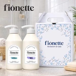Dầu gội chăm sóc tóc hàng ngày FIONETTE Floral 500ml + Sữa tắm 500ml