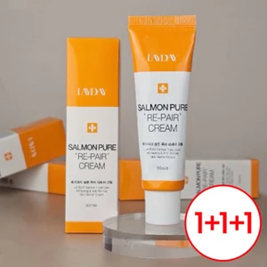 Layday PDRN Salmon Pure Cream 1 + 1 + 1 Bộ Ba Kem Dưỡng Ẩm Chăm Sóc Da