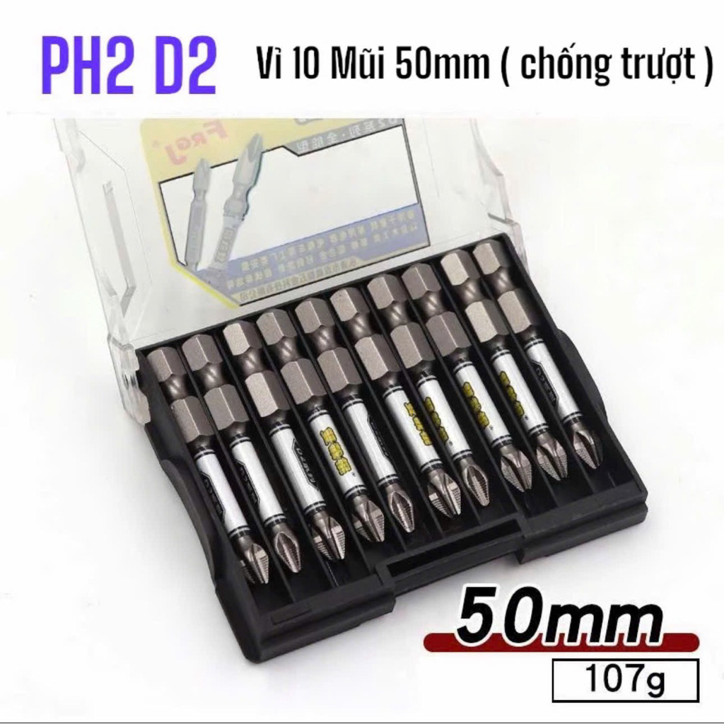 đầu vít chống trượt nội địa trung