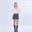 Bộ áo Cardigan mở tối thiểu - 260 g Bộ đồ hai mảnh màu hồng thông minh
