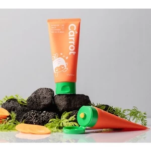 Sữa rửa mặt gói cà rốt VUIIVUI Byeori 180g / Sữa rửa mặt cà rốt 50ml / Miếng lót mực 80 miếng / Sữa rửa mặt & dưỡng ẩm hàng ngày
