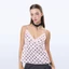 Vintage Dot Lace Slip - Áo hai dây Cotton nguyên chất màu hồng