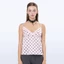 Vintage Dot Lace Slip - Áo hai dây Cotton nguyên chất màu hồng